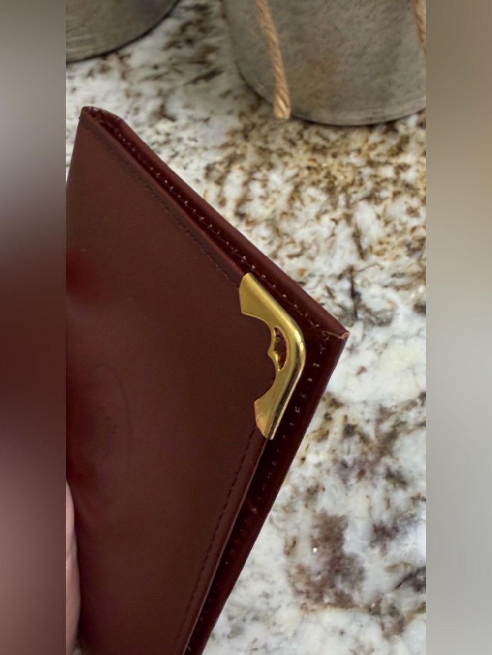 Cartier Vintage And Elegant Leather  Card Holder/ Multi-Use Leather Case - Picture 5 of 12
